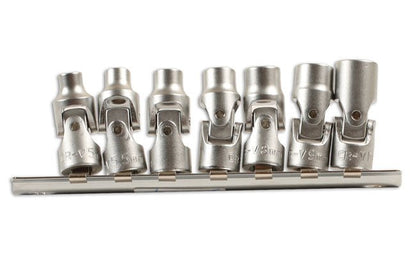 Laser Tools 7024 Universal Joint Socket Set 1/4"D 7pc Laser Tools