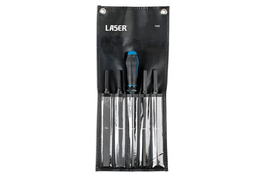 Laser Tools 7025 Interchangeable File Set 5pc Laser Tools