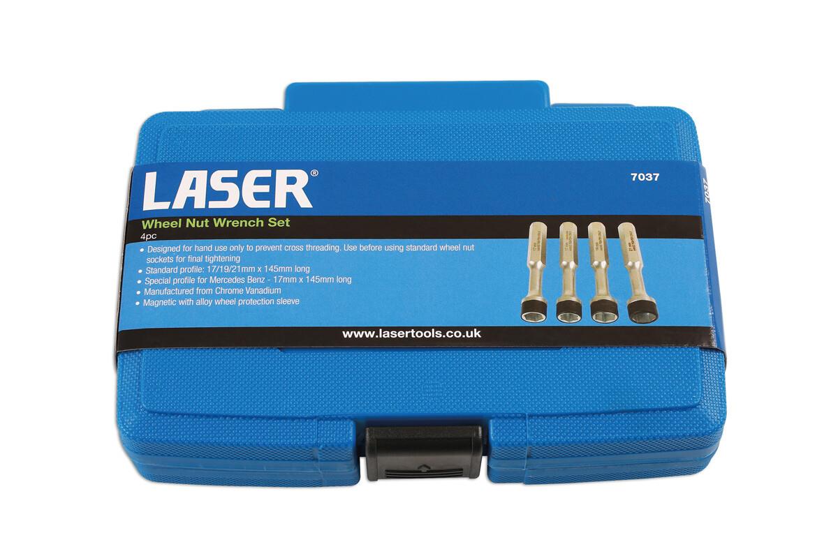 Laser Tools 7037 Wheel Nut Wrench Set 4pc Laser Tools