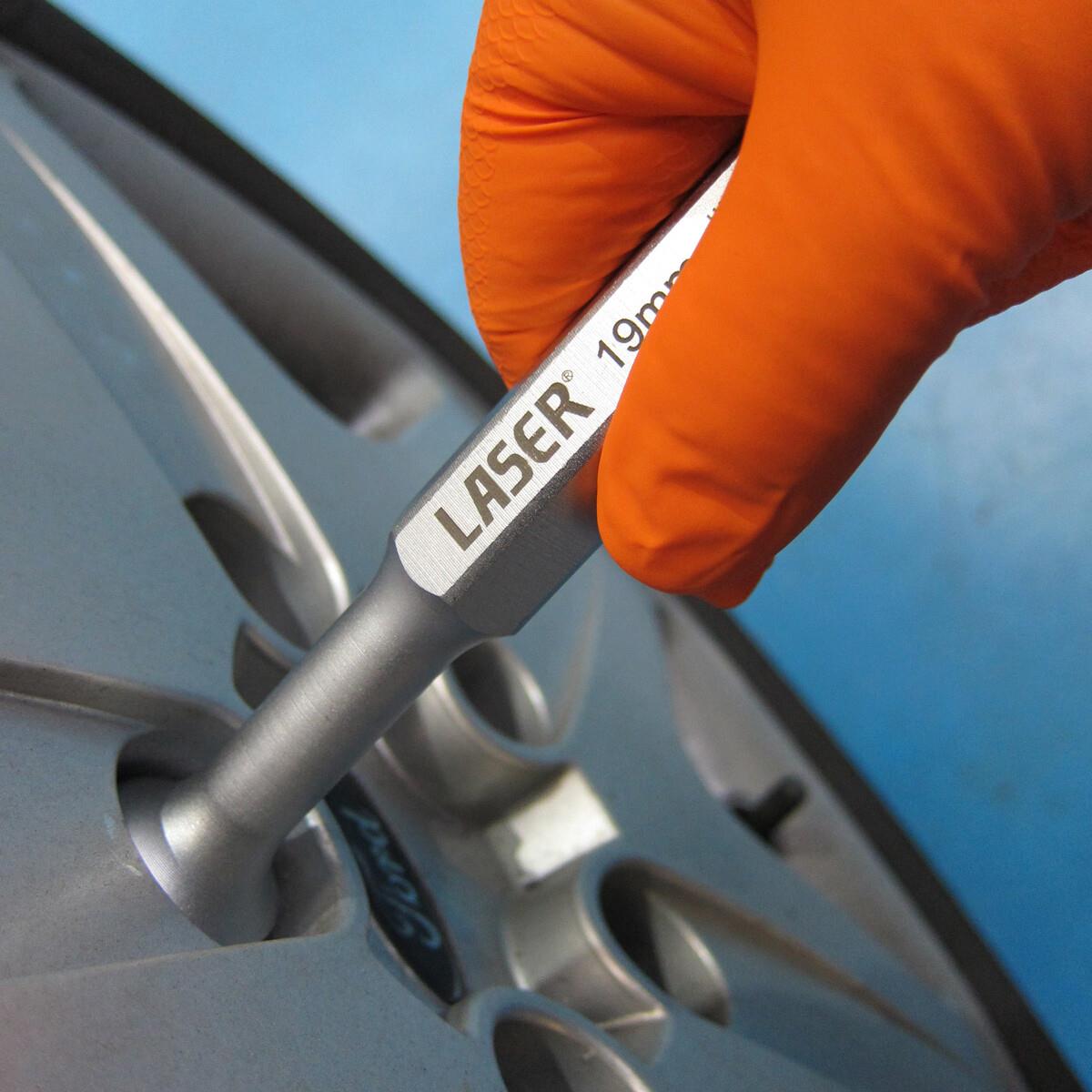 Laser Tools 7037 Wheel Nut Wrench Set 4pc Laser Tools