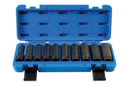 Laser Tools 7041 Deep Impact Socket Set 1/2"D 10pc Laser Tools