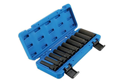 Laser Tools 7041 Deep Impact Socket Set 1/2"D 10pc Laser Tools