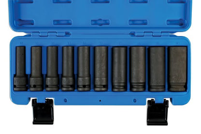 Laser Tools 7041 Deep Impact Socket Set 1/2"D 10pc Laser Tools