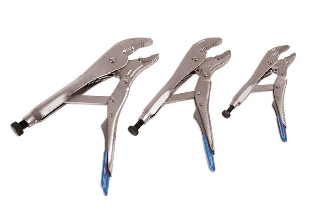 Laser Tools 7053 Locking Grip Wrench Set 3pc Laser Tools