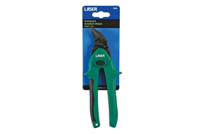 Laser Tools 7060 Compact Aviation Snips - Right Cut Laser Tools