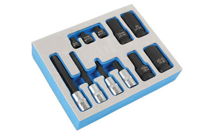 Laser Tools 7064 Brake Caliper Socket & Bit Set 11pc - for German Vehicles Laser Tools