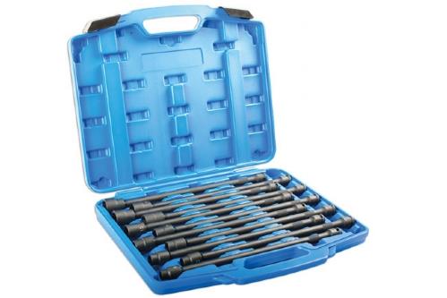 Laser Tools 7102 Universal Joint Extra Long Impact Socket Set 3/8"D 11pc Laser Tools