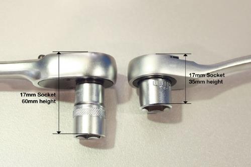 Laser Tools 7103 Low Profile Dual Drive Socket Set 1/2"D 24pc Laser Tools