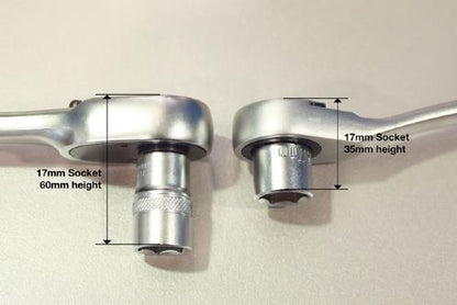 Laser Tools 7103 Low Profile Dual Drive Socket Set 1/2"D 24pc Laser Tools