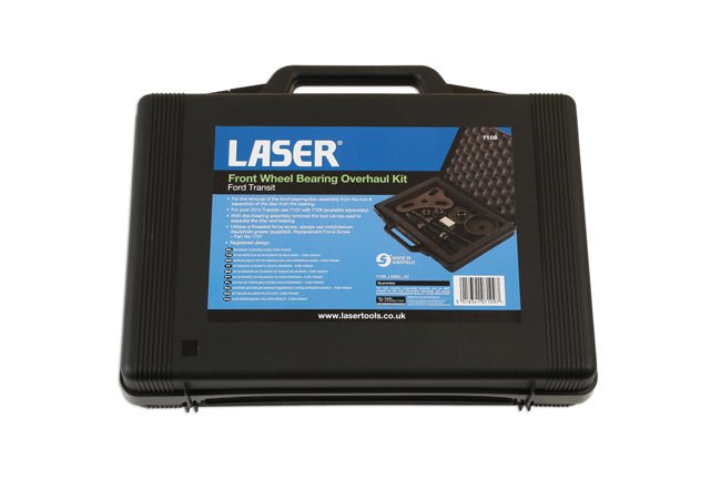 Laser Tools 7109 Front Wheel Bearing Overhaul Kit - for Ford Transit Laser Tools