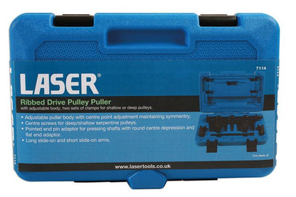 Laser Tools 7114 Ribbed Auxiliary Drive Belt Pulley Puller Laser Tools