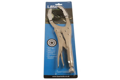 Laser Tools 7121 Oil Filter Locking Pliers 45 - 130mm Laser Tools