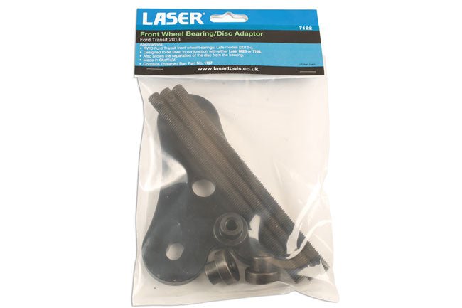 Laser Tools 7122 Front Wheel Bearing/Disc Adaptor - for Ford Transit Laser Tools