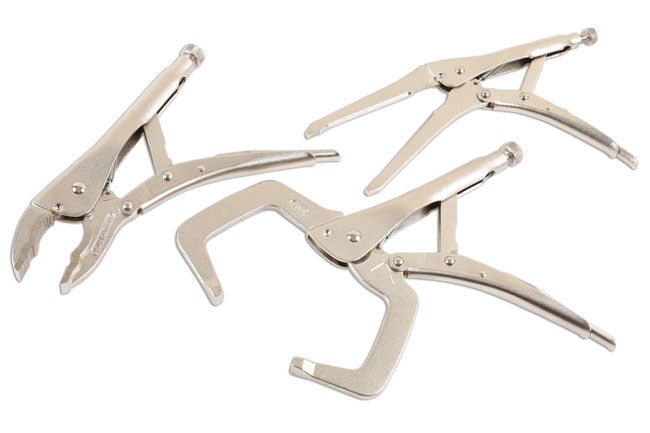 Laser Tools 7129 Locking Grip Wrench & Clamp Set 3pc Laser Tools