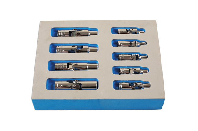 Laser Tools 7146 Universal Joint Star Socket Set 1/4"D, 3/8"D 9pc Laser Tools