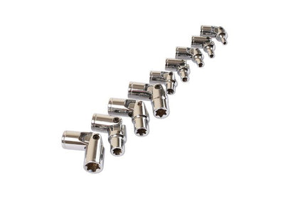 Laser Tools 7146 Universal Joint Star Socket Set 1/4"D, 3/8"D 9pc Laser Tools