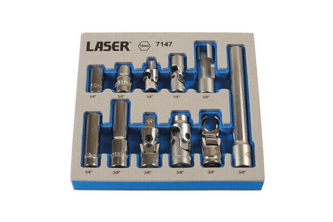 Laser Tools 7147 Master Socket Set 10mm 11pc Laser Tools