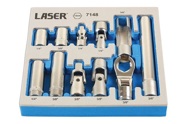 Laser Tools 7148 Master Socket Set 13mm 11pc Laser Tools