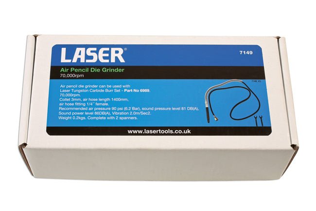 Laser Tools 7149 Air Pencil Die Grinder Laser Tools