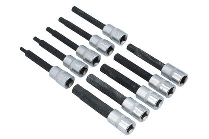 Laser Tools 7163 Long Hex Socket Bit Set 3/8"D 10pc Laser Tools