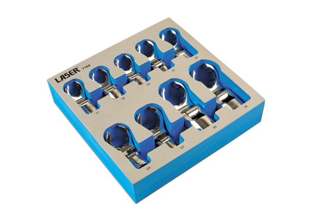 Laser Tools 7164 Flexible Crows Foot Wrench Set 1/2"D 9pc Laser Tools