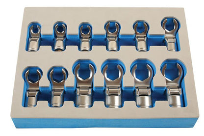 Laser Tools 7165 Flexible Crows Foot Wrench Set 3/8"D 12pc Laser Tools