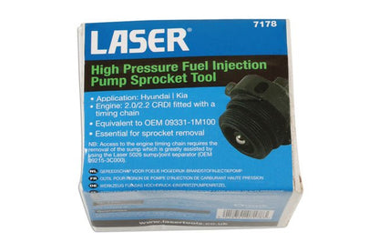 Laser Tools 7178 High Pressure Fuel Injection Pump Sprocket Tool Laser Tools