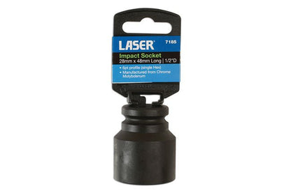 Laser Tools 7185 Impact Socket 1/2"D 28mm Laser Tools