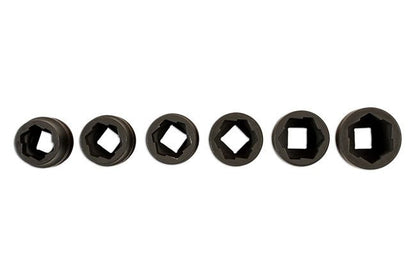 Laser Tools 7200 Damaged Nut/Bolt Remover Tools 1/2"D 6pc Laser Tools