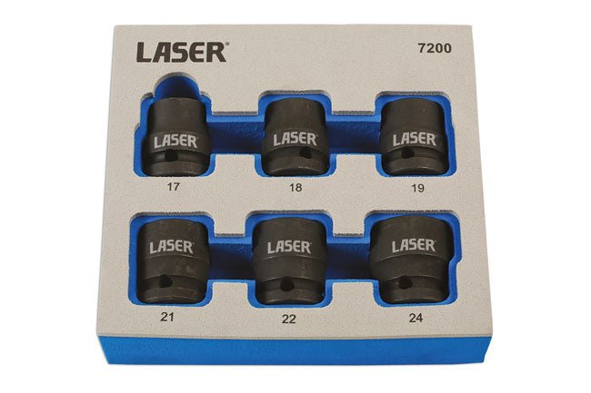Laser Tools 7200 Damaged Nut/Bolt Remover Tools 1/2"D 6pc Laser Tools