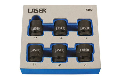 Laser Tools 7200 Damaged Nut/Bolt Remover Tools 1/2"D 6pc Laser Tools
