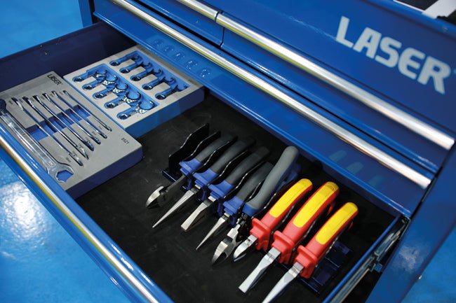 Laser Tools 7245 Pliers Storage Rack 300mm Laser Tools