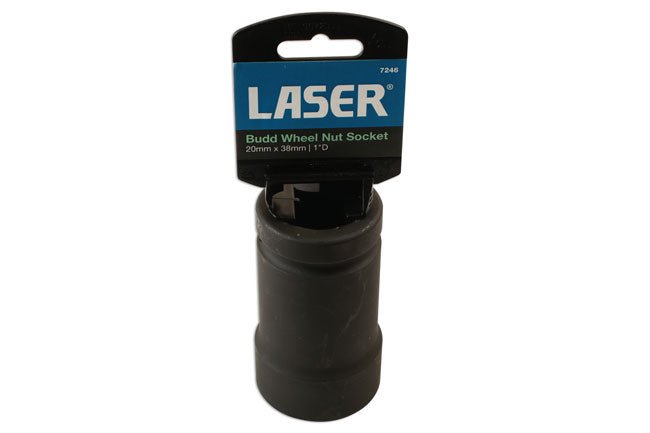 Laser Tools 7246 Budd Wheel Nut Socket 1"D 20mm x 38mm Laser Tools