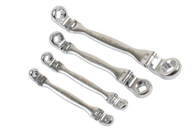 Laser Tools 7260 Flexible Star Spanner Set 4pc Laser Tools