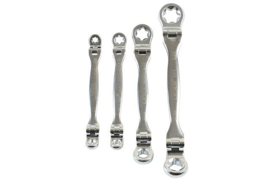 Laser Tools 7260 Flexible Star Spanner Set 4pc Laser Tools