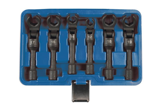 Laser Tools 7261 Diesel Injection Wrench Set 3/8"D 6pc Laser Tools