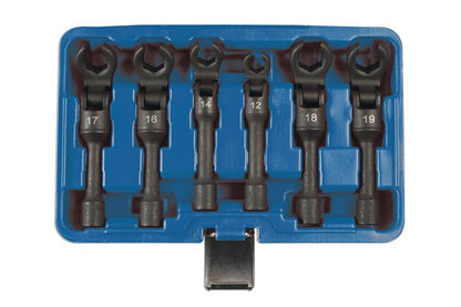 Laser Tools 7261 Diesel Injection Wrench Set 3/8"D 6pc Laser Tools