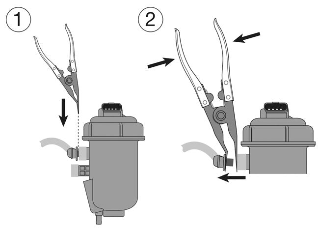 Laser Tools 7269 Fuel Line Pliers - for Diesel Filters Laser Tools