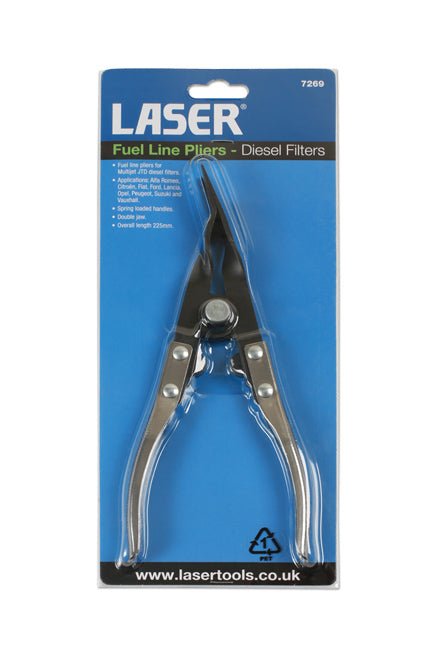 Laser Tools 7269 Fuel Line Pliers - for Diesel Filters Laser Tools