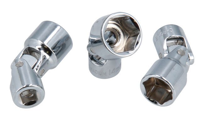 Laser Tools 7281 Universal Joint Socket Set 1/4"D 12pc Laser Tools