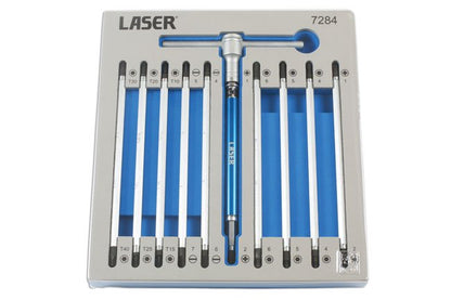 Laser Tools 7284 T-Handle Double End Screwdriver Set 12pc Laser Tools
