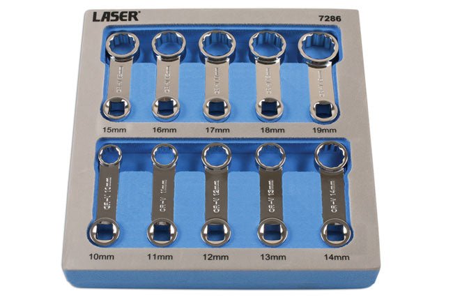 Laser Tools 7286 Torque Adaptor Set 3/8"D 10pc Laser Tools