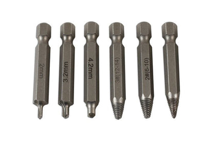Laser Tools 7292 Screw Extractor Bit Set 6pc Laser Tools