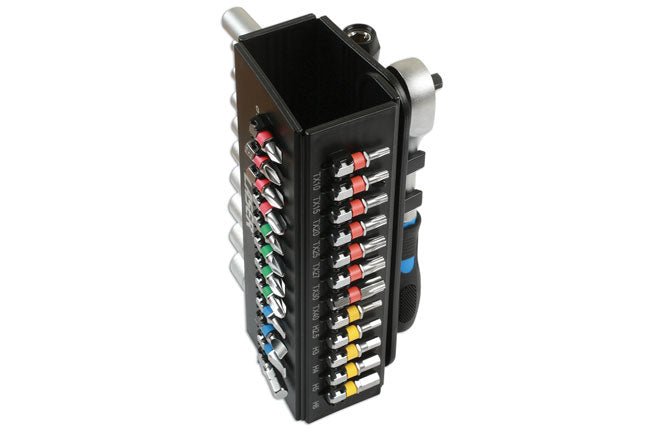 Laser Tools 7310 Socket & Bit Set 1/4"D 37pc Laser Tools