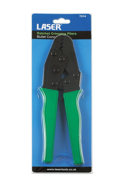 Laser Tools 7314 Heavy Duty Ratchet Crimping Pliers Laser Tools