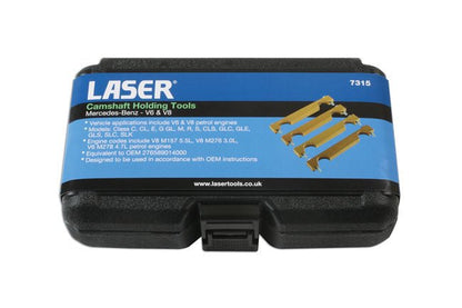 Laser Tools 7315 Camshaft Holding Tools - for Mercedes-Benz V6, V8 Laser Tools