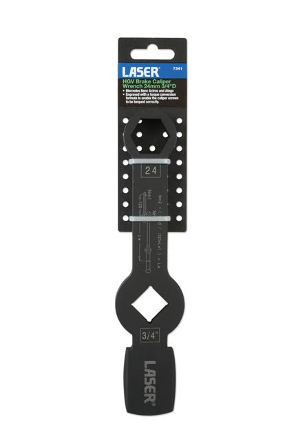 Laser Tools 7341 HGV Brake Caliper Wrench 24mm Laser Tools