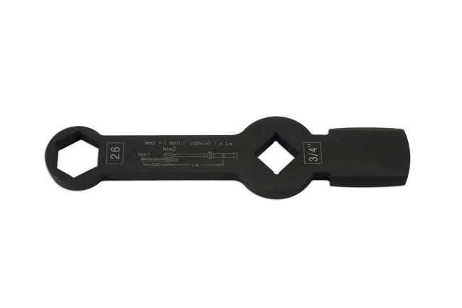 Laser Tools 7342 HGV Brake Caliper Wrench 26mm Laser Tools