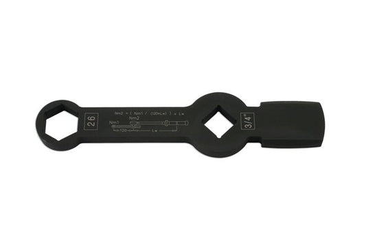 Laser Tools 7342 HGV Brake Caliper Wrench 26mm Laser Tools