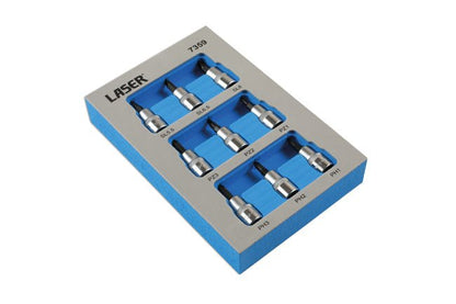 Laser Tools 7359 Socket Bit Set 3/8"D 9pc Laser Tools